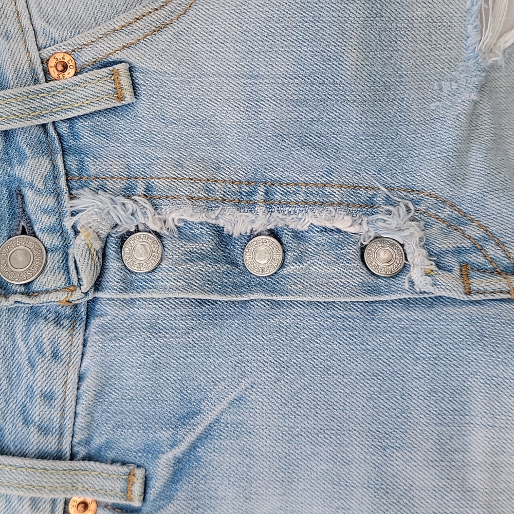 Levi's Buttonfly Distressed Cutoffs - image 4